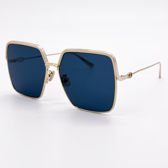 NEW DIOR EVERDIOR S1U B0B0 GOLD BLUE WOMEN SUNGLASSES DIOR - Picture 1 of 13